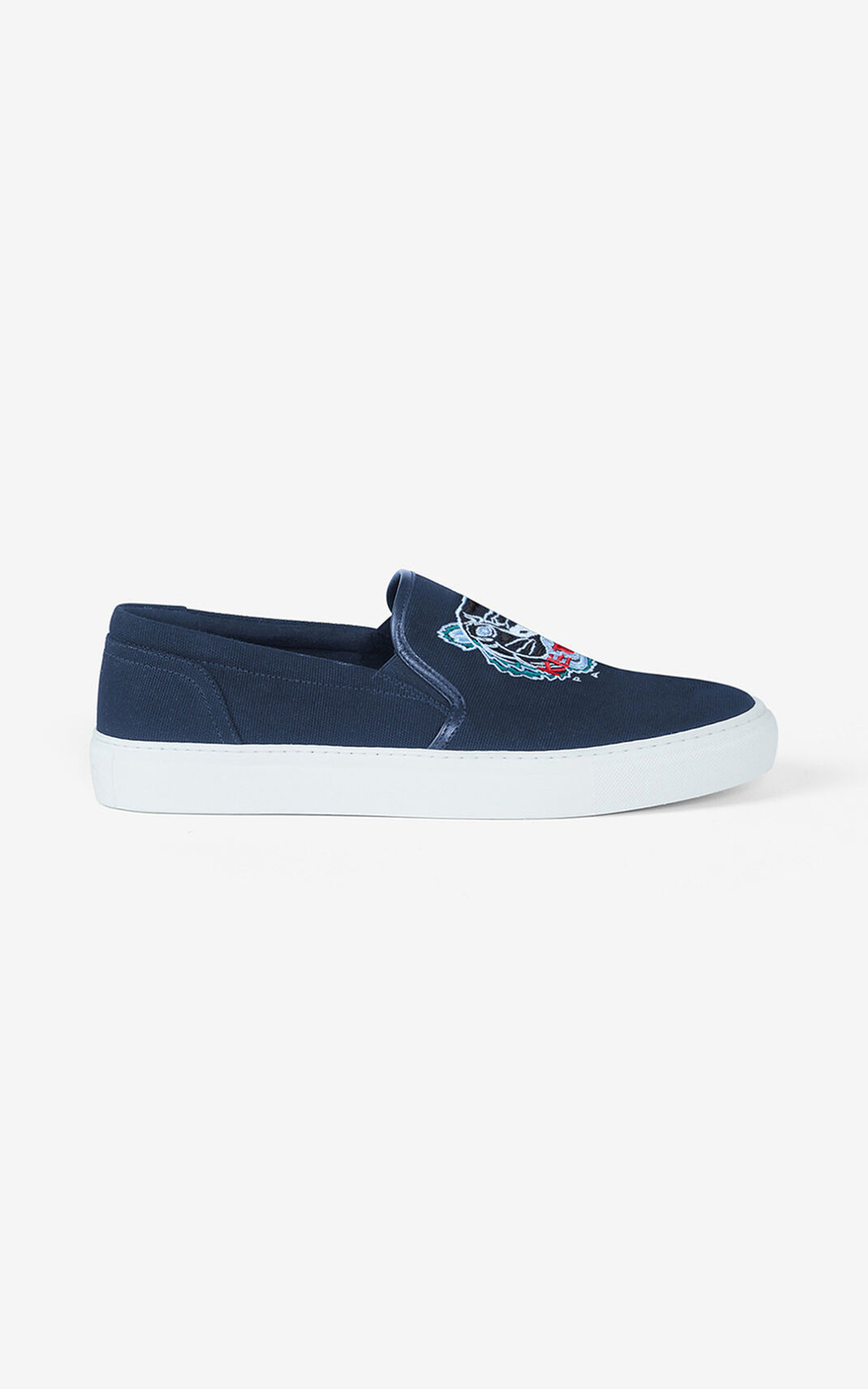 Baskets Kenzo K Skate Tiger lace free Homme Bleu Marine Bleu | SWVL-73809